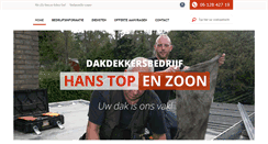 Desktop Screenshot of hanstop.nl